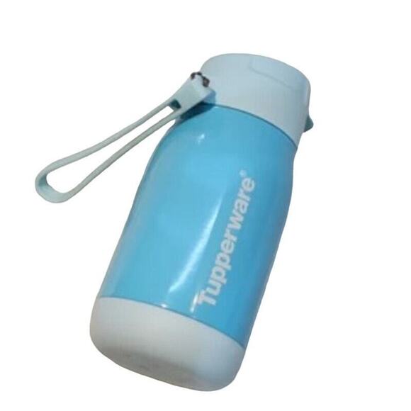 New Rare Blue Tupperware Insulated Lohas Flask Hot Cold Bottle - Picture 1 of 3